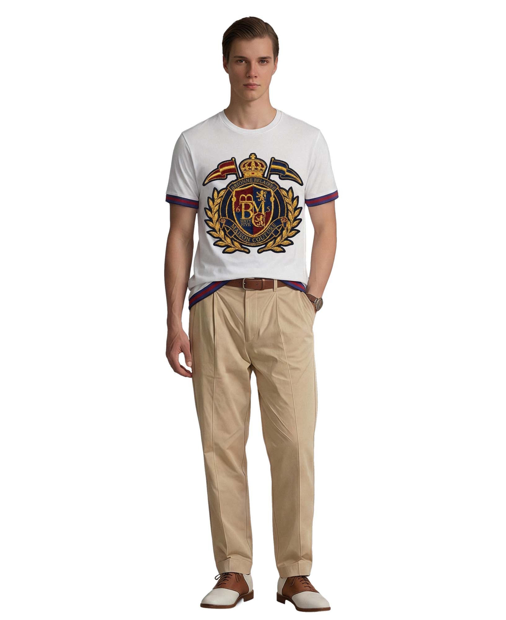 The Sovereign Crest Knit Tee