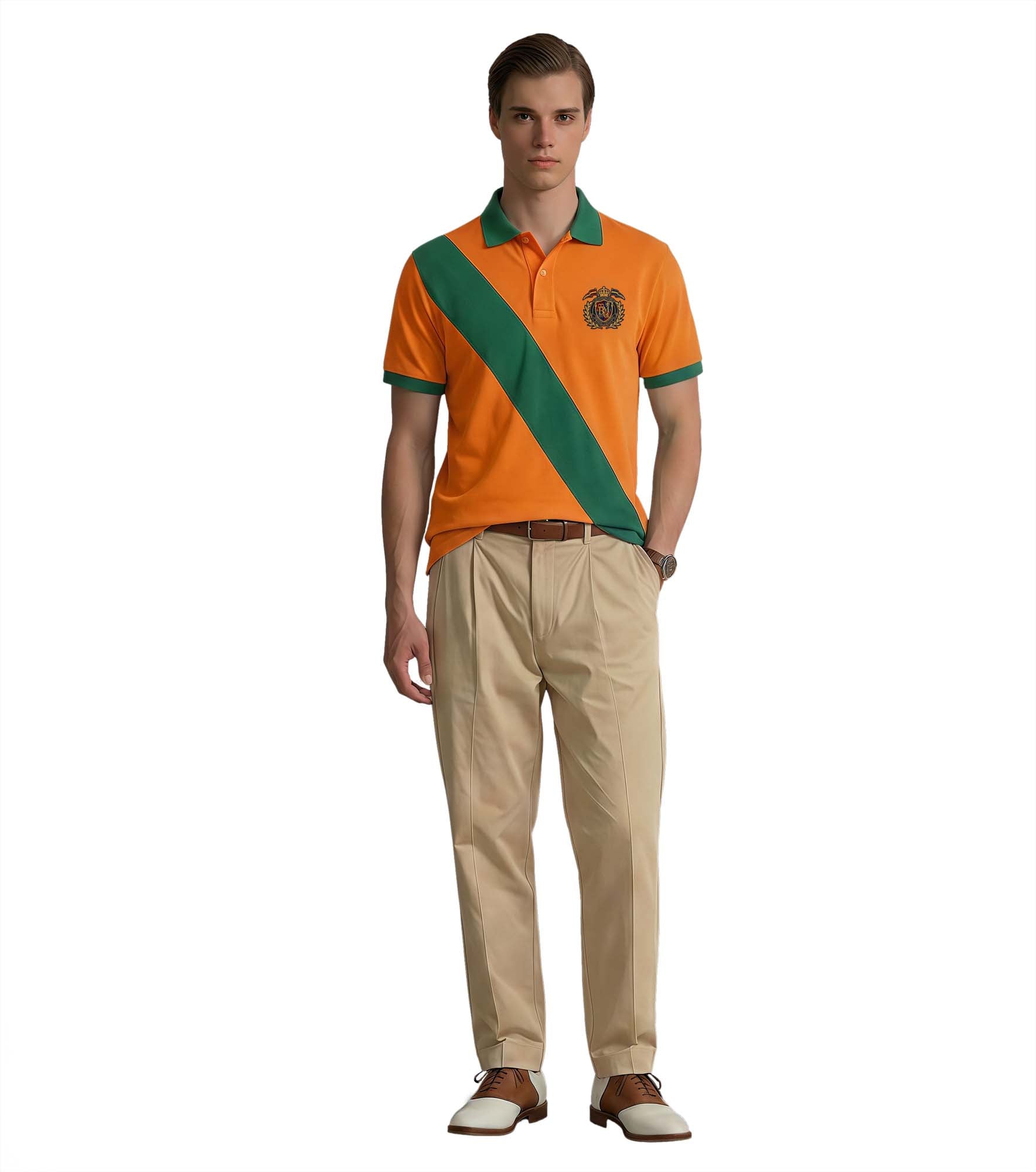 The Riviera Sash Crest Polo