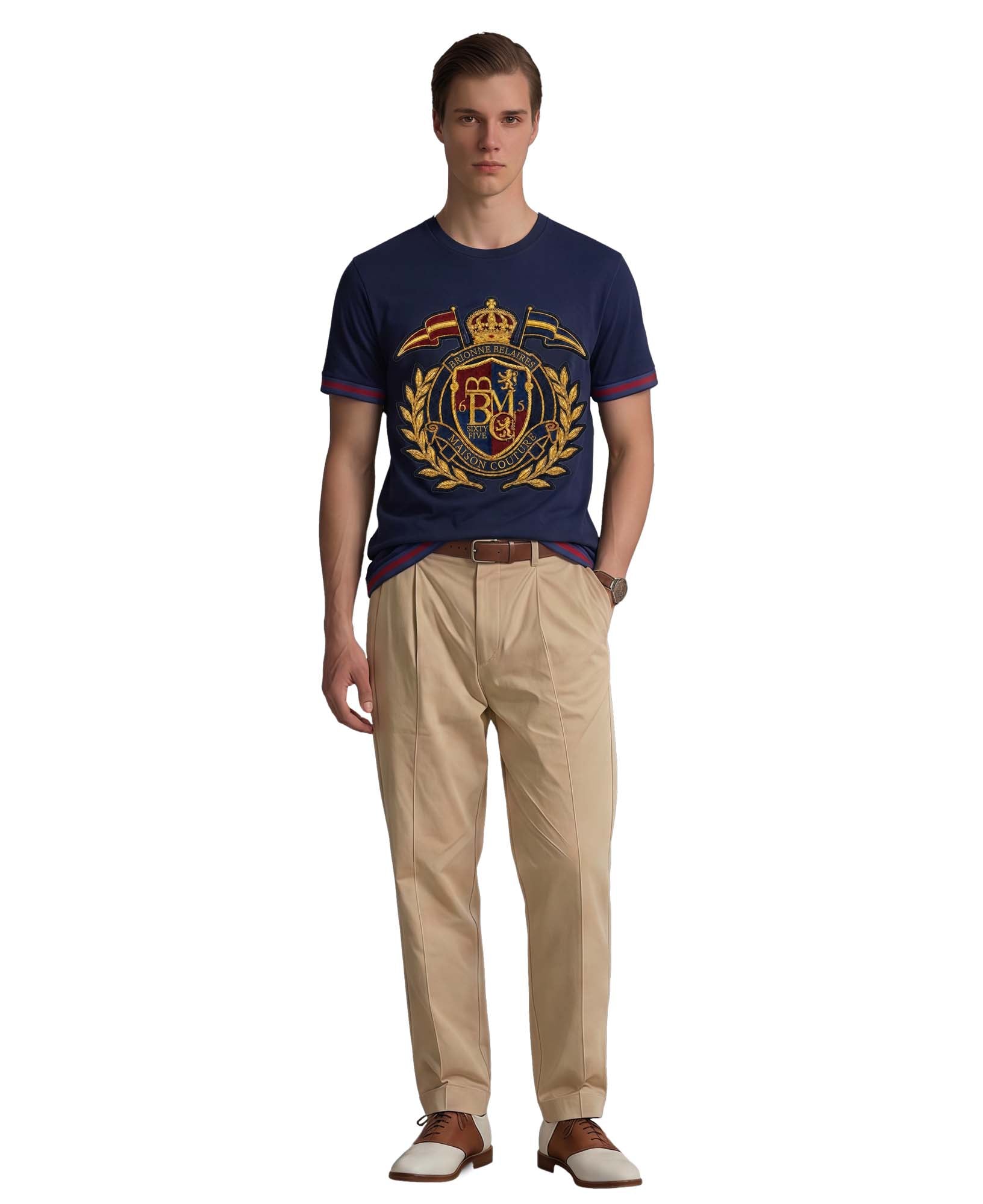 The Sovereign Crest Knit Tee