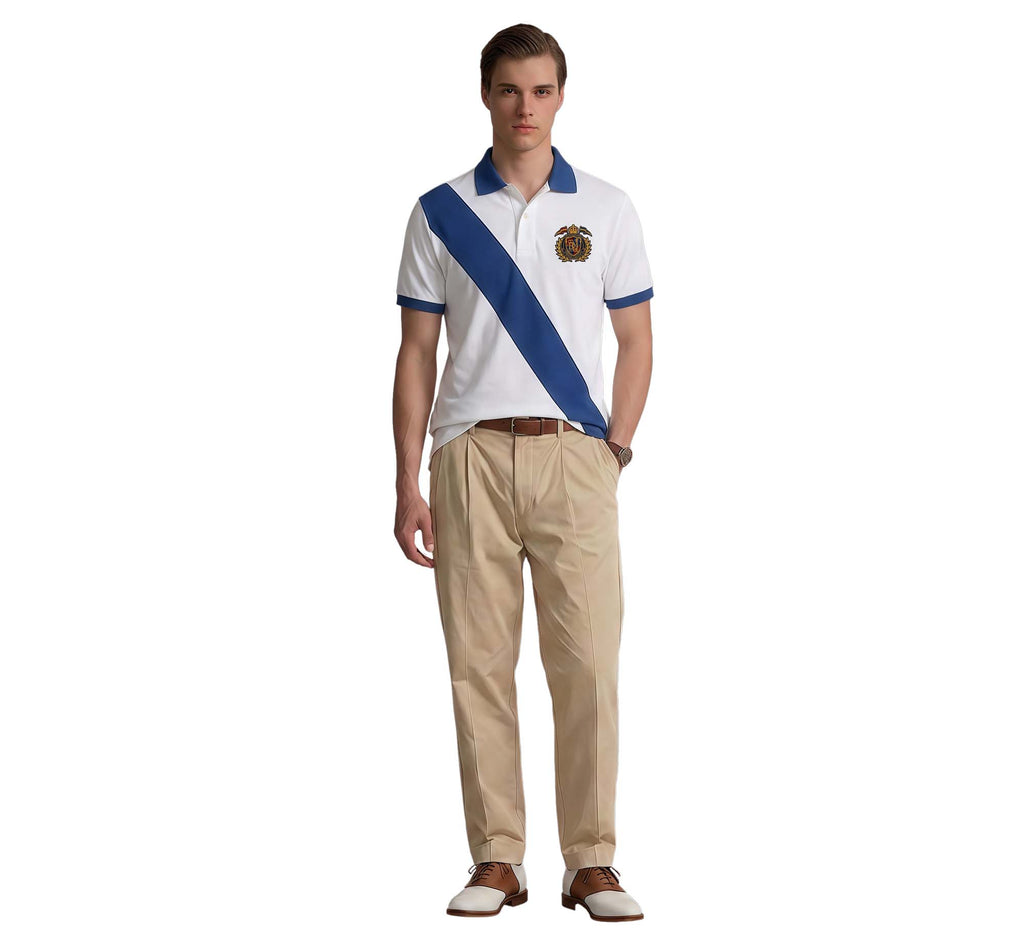 The Riviera Sash Crest Polo
